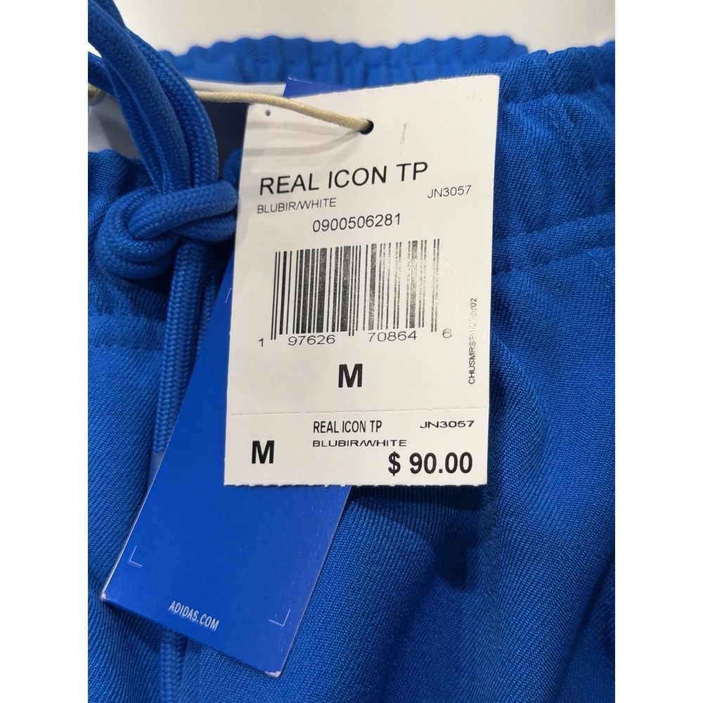 Adidas Real Madrid Terrace Icons Track Pants JN3057 Mens Medium Blue NWT - Picture 3 of 11